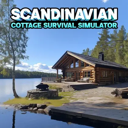 Scandinavian Cottage Survival Simulator Nintendo Switch okładka gry