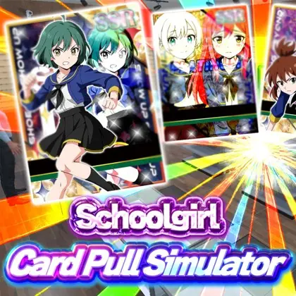 Schoolgirl Card Pull Simulator Nintendo Switch okładka gry