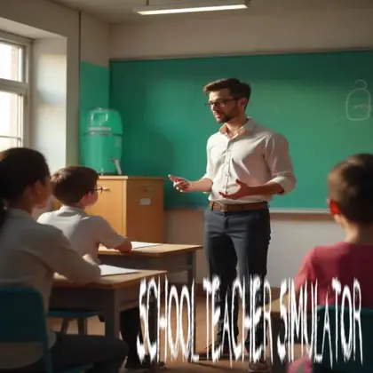 Schoolteacher Simulator Nintendo Switch okładka gry