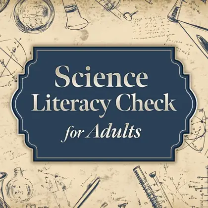 Science Literacy Check for Adults Nintendo Switch okładka gry