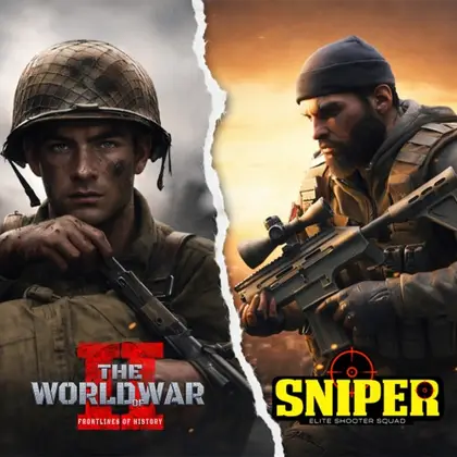 Sniper - Elite Shooter Squad & The World of War II: Frontlines of History Nintendo Switch okładka gry