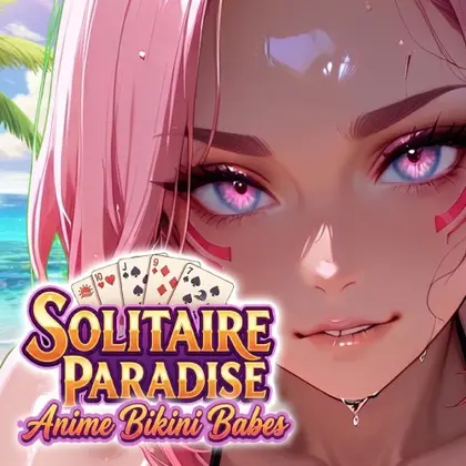 Solitaire Paradise - Anime Bikini Babes Nintendo Switch okładka gry
