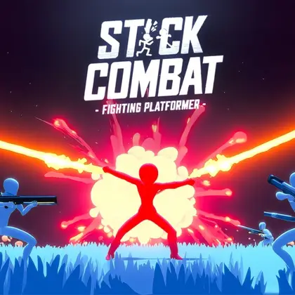 Stick Combat - Fighting Platformer Nintendo Switch okładka gry