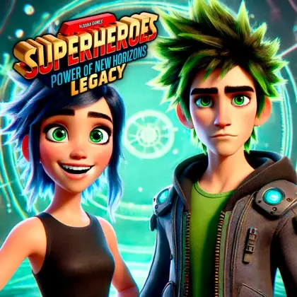 Superheroes: Power of New Horizons Legacy Nintendo Switch okładka gry