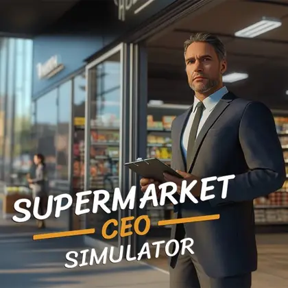 Supermarket CEO Simulator Nintendo Switch okładka gry