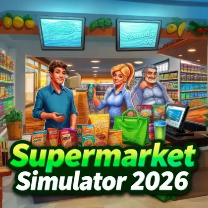 Supermarket Simulator 2026 Nintendo Switch okładka gry