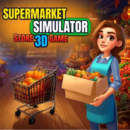 Supermarket Simulator Store Game 3D Nintendo Switch okładka gry
