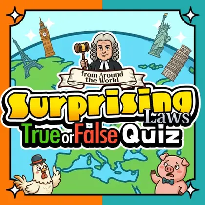 Surprising Laws Around the World True or False Quiz Nintendo Switch okładka gry
