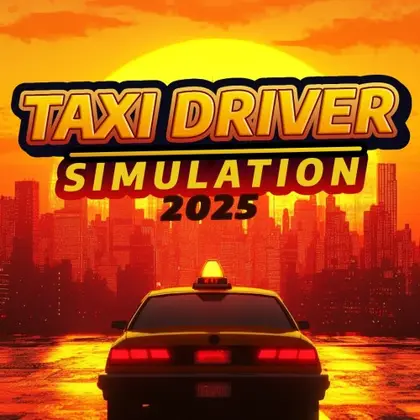 Taxi Driver Simulation 2025 Nintendo Switch okładka gry