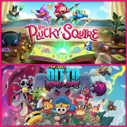 The Plucky Squire x The Swords of Ditto: Mormo's Curse Bundle Nintendo Switch okładka gry