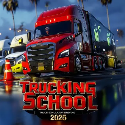 Trucking School: Truck Simulator Driving 2025 Nintendo Switch okładka gry