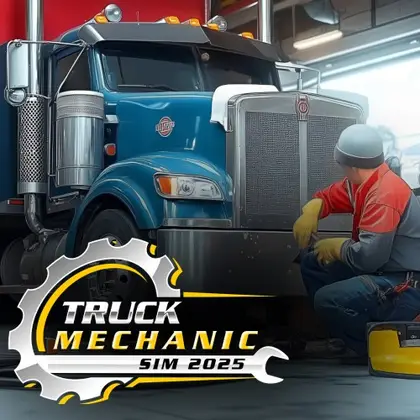 Truck Mechanic Sim 2025 Nintendo Switch okładka gry