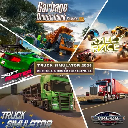 TRUCK SIMULATOR 2025 & VEHICLE SIMULATOR BUNDLE Nintendo Switch okładka gry