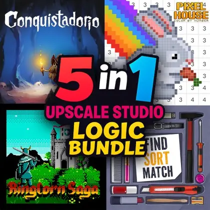 Upscale Studio - Logic Bundle: 5 in 1 Nintendo Switch okładka gry