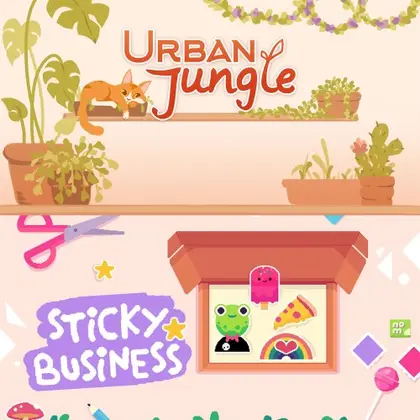 Urban Jungle + Sticky Business Nintendo Switch okładka gry