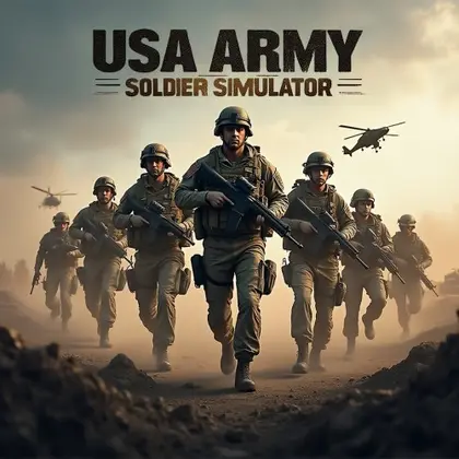 USA ARMY SOLDIER SIMULATOR Nintendo Switch okładka gry