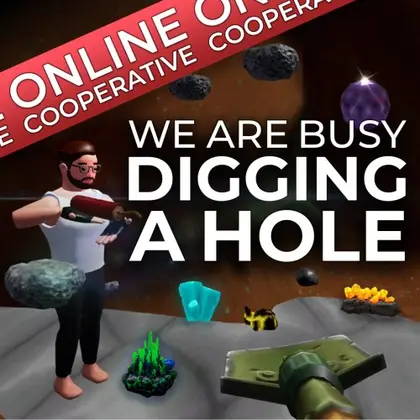 We Are Busy Digging A Hole Nintendo Switch okładka gry