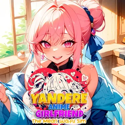 Yandere Anime Girlfriend: The Mean Waifu Sim Nintendo Switch okładka gry
