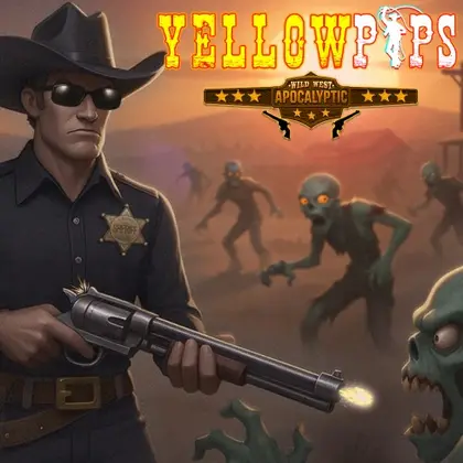 YellowPips, wild west apocalyptic Nintendo Switch okładka gry