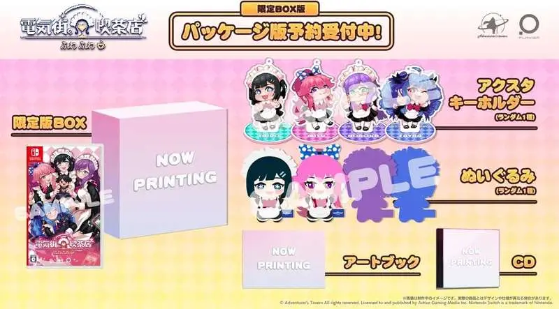 Okładka gry Maid Cafe on Electric Street - Limited Edition na Nintendo Switch