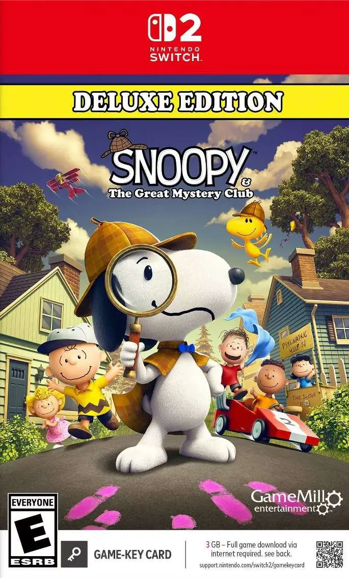 Snoopy: The Great Mystery Club - Deluxe Edition Nintendo Switch 2 okładka gry