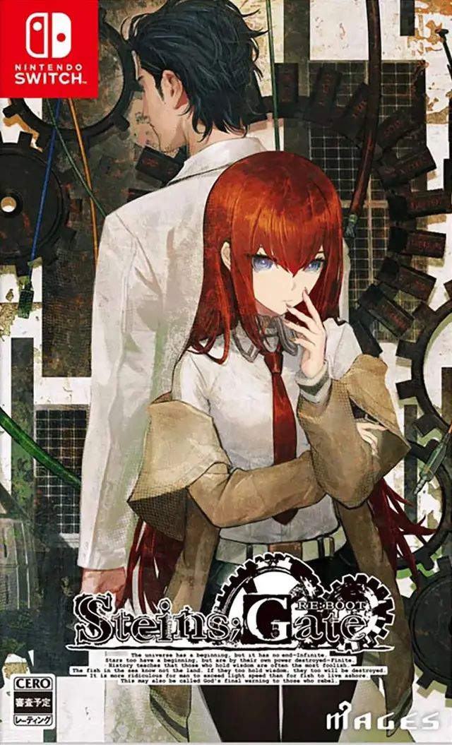 Steins;Gate Re:Boot Steelbook Edition Nintendo Switch okładka gry