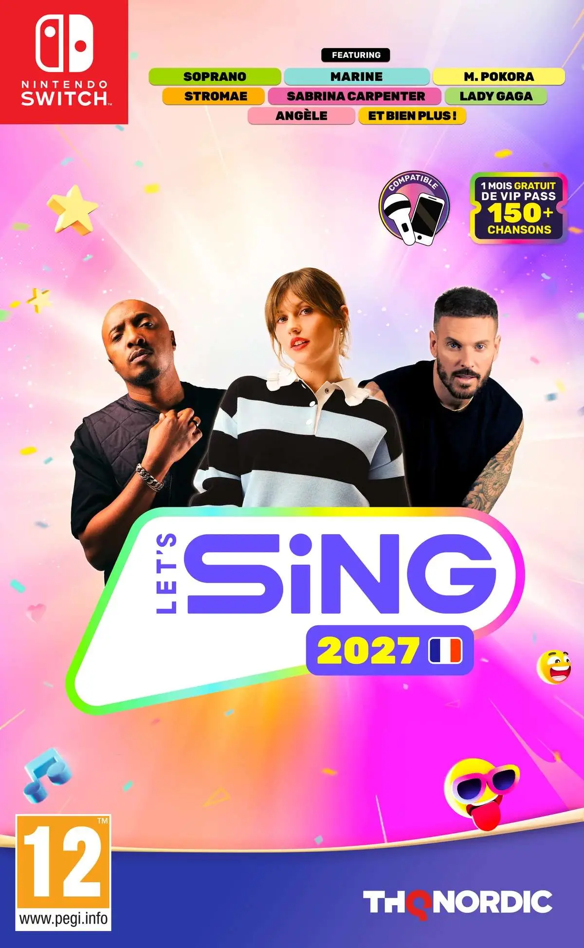 Okładka gry Let's Sing 2027 na Nintendo Switch Okładka gry Let's Sing 2027 na Nintendo Switch