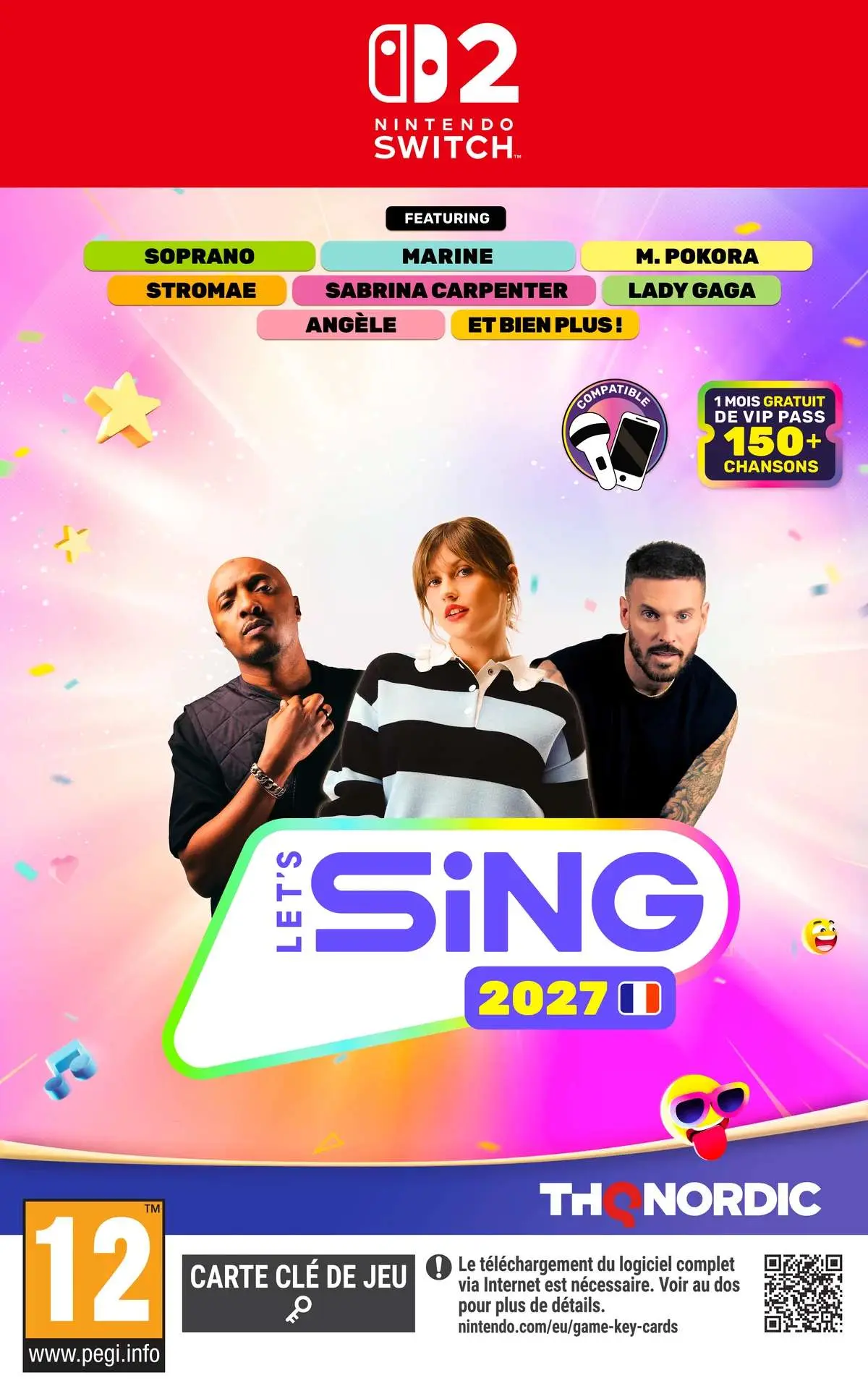 Okładka gry Let's Sing 2027 na Nintendo Switch 2 Okładka gry Let's Sing 2027 na Nintendo Switch 2