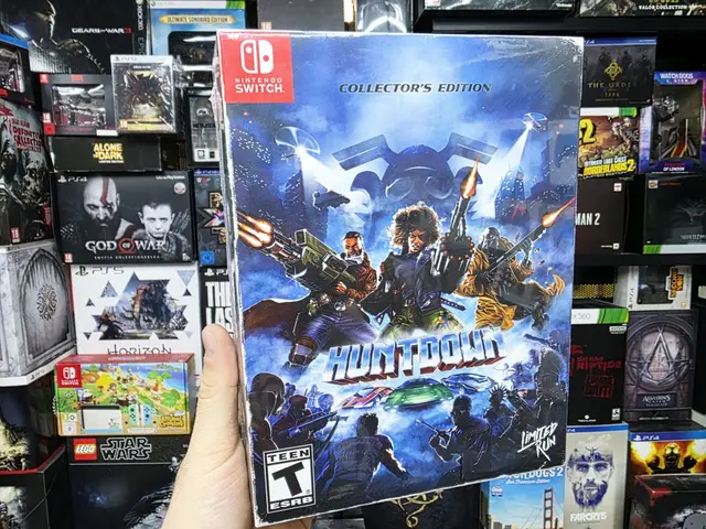 Huntdown Collector's Edition Nintendo Switch okładka gry